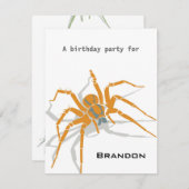 Kinderen - Aanwezigheid - Spinnen Kaart (Voorkant / Achterkant)