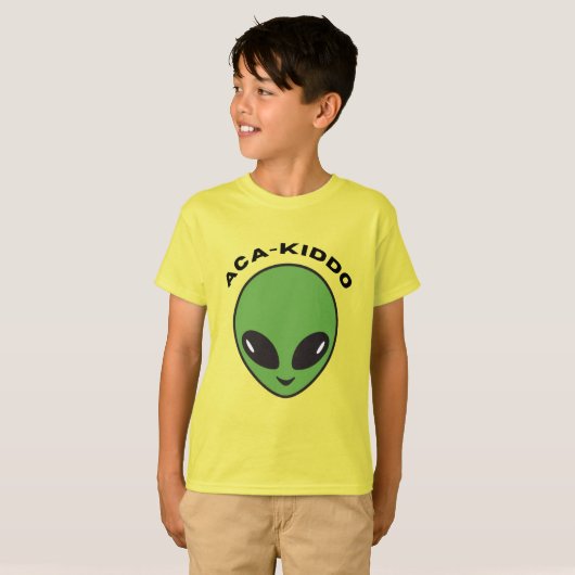 KINDEREN - "Aca-Kiddo" Kies uw eigen kleur T-shirt (Voorkant volledig)