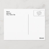 Kinderen achter een pompoen Briefkaart (Achterkant)