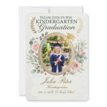 Kinderen Afstudeeruitnodiging, Preschool Pre-K Kin