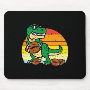 Kinderen Amerikaans Voetbal Trex Retro Dinosaur Ju Muismat
