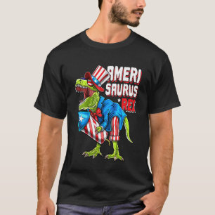 Kinderen Amerisaurus T Rex Dinosaurus Jongens Amer T-shirt