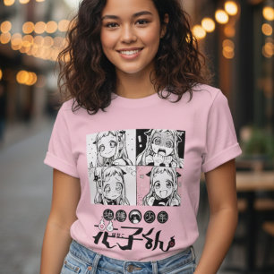Kinderen Anime Manga Paneel Grafische T-Shirt