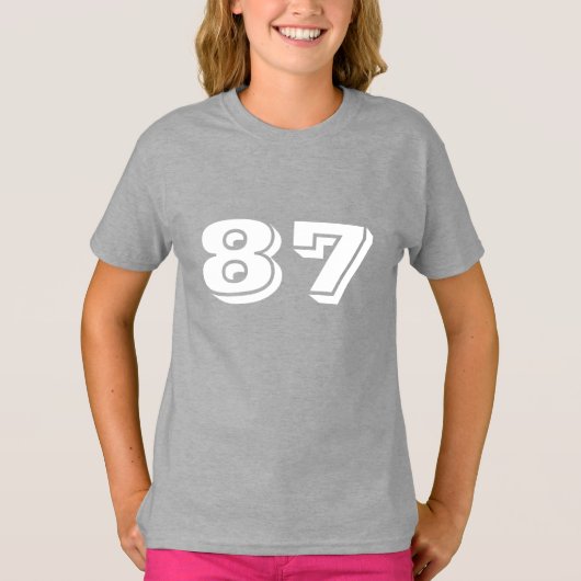 Kinderen Augusta Retro Striped Sleeve T-Shirt (Voorkant)