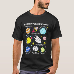 Kinderen Autisme Bewustzijn Neurodivers Heelal Neu T-shirt