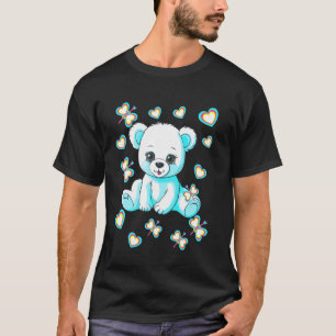 Kinderen Baby 80s Retro 90s Peuter Beer Hart T T-shirt