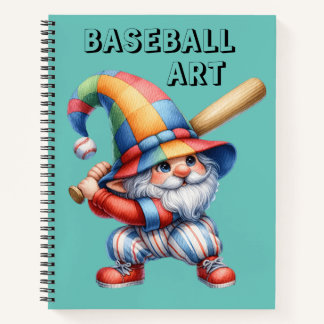 Kinderen Baseball Schets Notitieboek