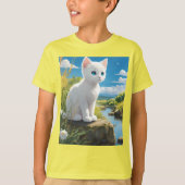 Kinderen basic ontworpen T-shirt (Voorkant)