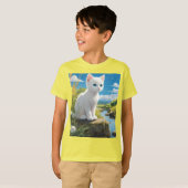 Kinderen basic ontworpen T-shirt (Voorkant volledig)
