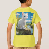 Kinderen basic ontworpen T-shirt (Achterkant)