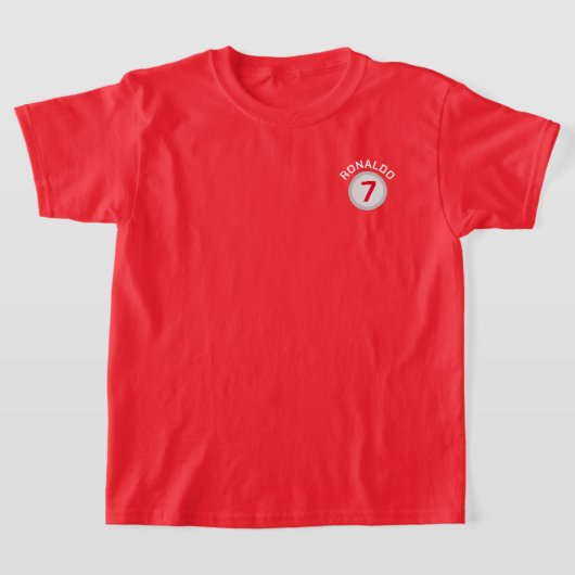 Kinderen basic T-shirt - Ronaldo CR 7 Jersey (Laagn)