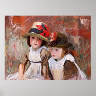 Kinderen, beroemde kunstwerken, Poster