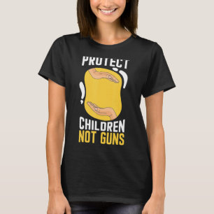 Kinderen beschermen, geen pistolen t-shirt