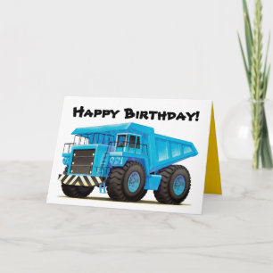 Kinderen Big Blue Dump truck Kaart