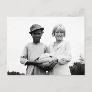 Kinderen bij het Huis van de Heuvel, de Briefkaart