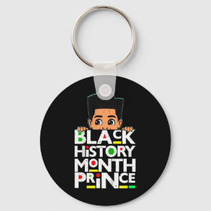 Kinderen Black History Month Prins Melanine Zoon J Sleutelhanger