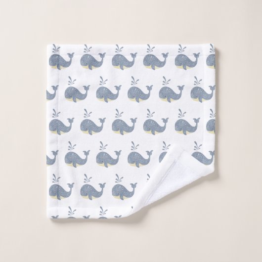 KINDEREN BLAUWE WITTE WALKAMERBATHROOM TOWEL SET BAD HANDDOEK (Wasdoekje)