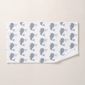 KINDEREN BLAUWE WITTE WALKAMERBATHROOM TOWEL SET BAD HANDDOEK (Handdoek)