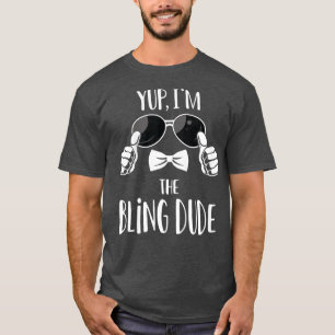 Kinderen Bling Man OfficierKinderen Trouwring Drag T-shirt