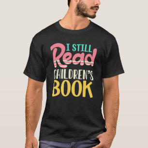 Kinderen Boek Quote Boekenwurm Pun Boek Lezen T-shirt