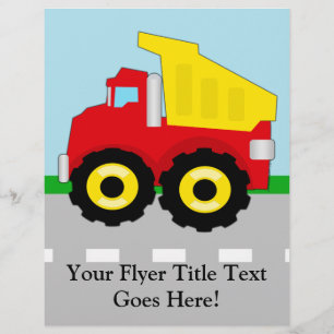 Kinderen Bouw Dumptruck Flyer