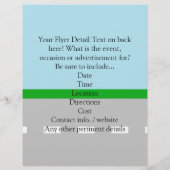 Kinderen Bouw Dumptruck Flyer (Achterkant)