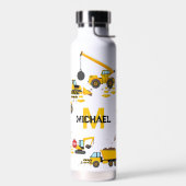 Kinderen Bouw Graafmachine Waterfles (Links)