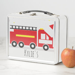 Kinderen Brandweerwagen Pret Terug naar School Naa