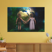 Kinderen Canvas Afdruk (Insitu (Woonkamer))