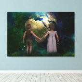 Kinderen Canvas Afdruk (Insitu (Houten vloer))