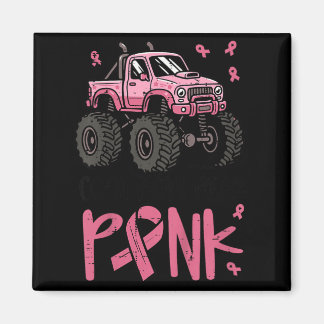 Kinderen Cool Jongens Dragen Roze Monstertruck Bor Magneet