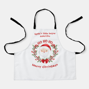 Kinderen Cute Santa Kerstmis Apron Schort