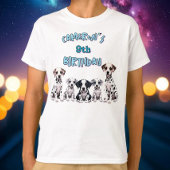 Kinderen Dalmatische Verjaardag Puppy Party T-shirt