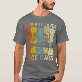Kinderen Deze Jongen Houdt Van Races Jongens Racen T-shirt