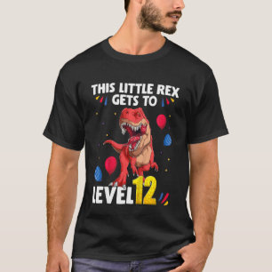 Kinderen Deze kleine Rex krijgt een niveau van 12  T-shirt