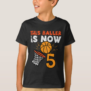 Kinderen Deze Ller Is Nu 5 Sketll 5e Verjaardag Bd T-shirt