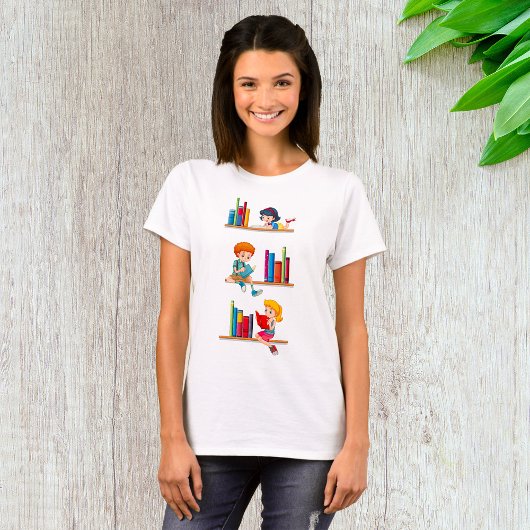 Kinderen die boeken lezen t-shirt