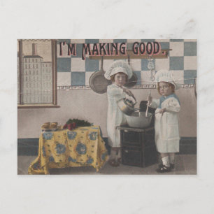 kinderen die borstvoeding geven briefkaart