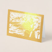  Kinderen die de Kerstman volgen, ZSSPG Folie Kaarten (Voorkant)