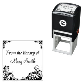 Kinderen die gepersonaliseerde Boek Rubber Stempel