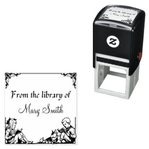 Kinderen die gepersonaliseerde Boek Rubber Stempel