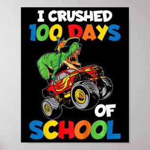 Kinderen die ik 100 dagen van schooljongens 100e d poster