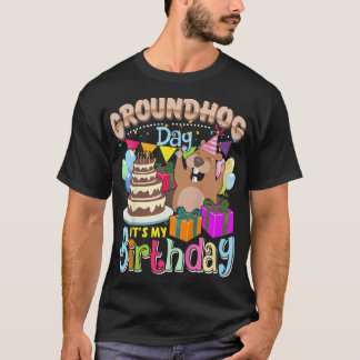 Kinderen die ik op de grondhog-dag ben geboren t-shirt