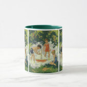 kinderen die Speelgoed zeilboten maken Mok (Midden)