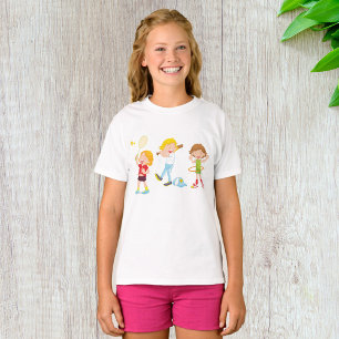 Kinderen die sporten Kinderactiviteit T-shirt