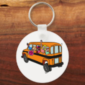 Kinderen die van school lopen sleutelhanger (Voorkant)