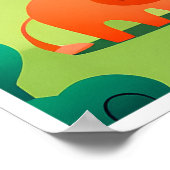 Kinderen Dieren Art Print (Hoek)