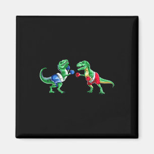 Kinderen Dinosaurus Boksen T Rex T Shirt Cadeau Ha Magneet