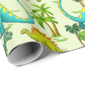 Kinderen Dinosaurus Pret Cadeaupapier (Rol Hoek)