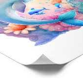 Kinderen Dolfijn Muurkunst Poster (Hoek)